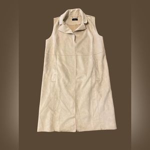 Tahari Women’s Suede Long Vest - Size M